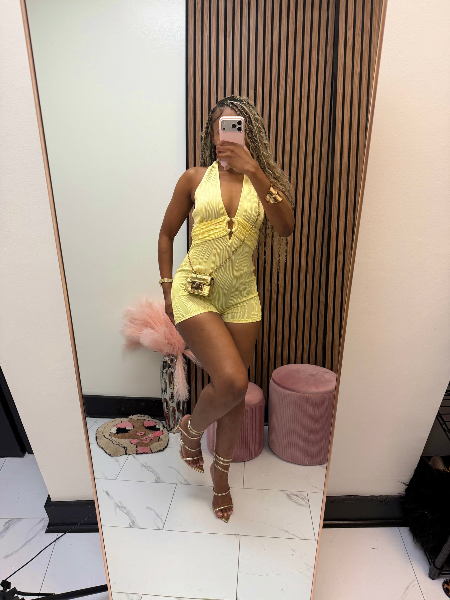 Daisy Halter Romper