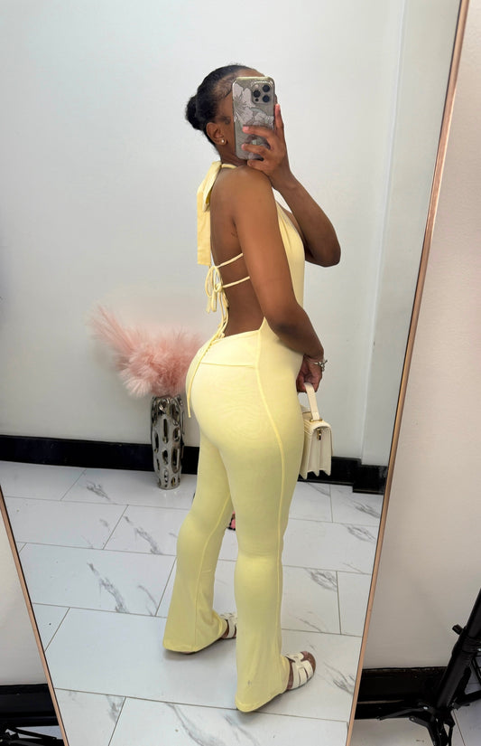 ButterYellow Halter Jumpsuit