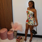Graphic News Mini Dress