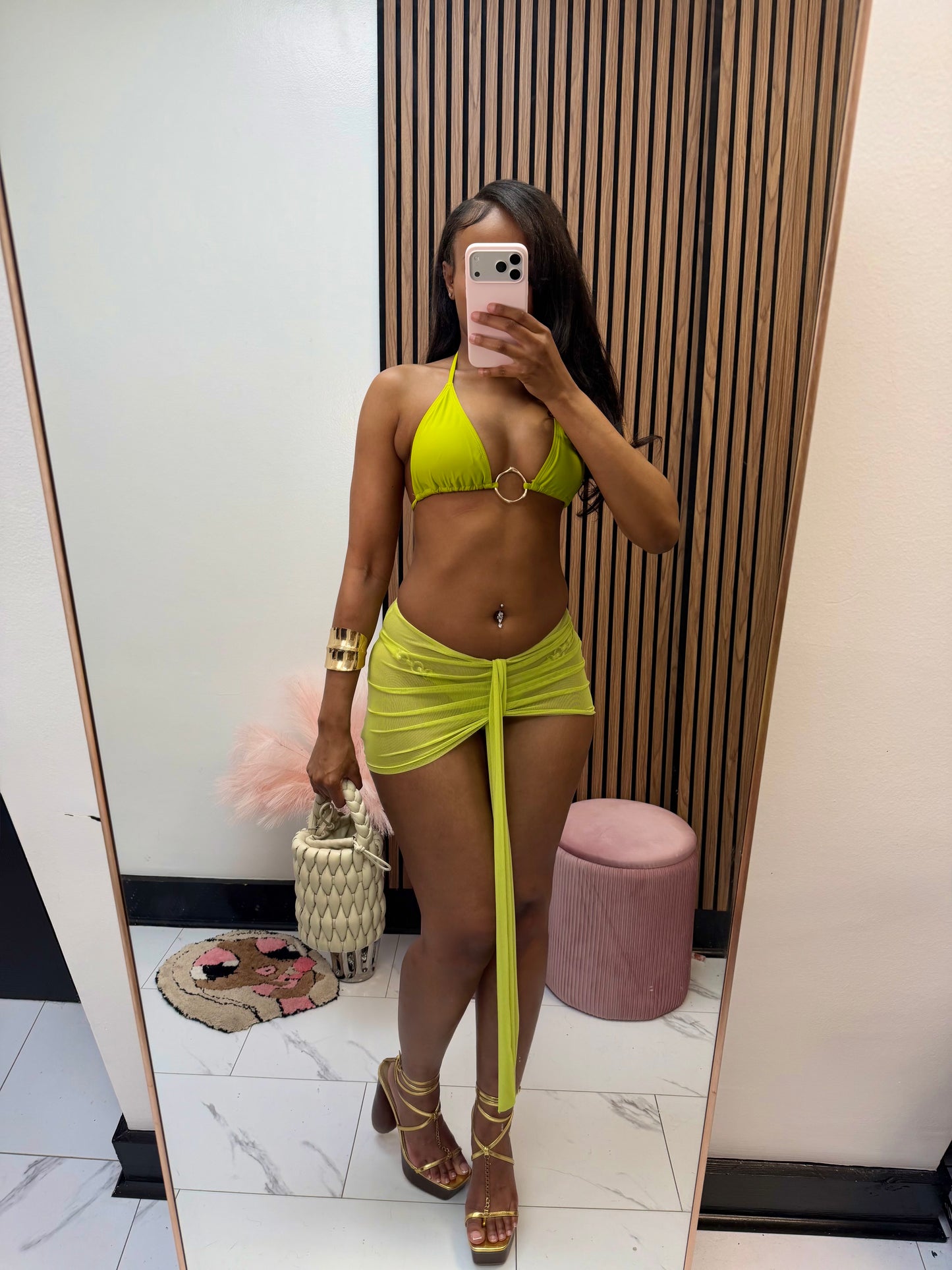 Beach Bae 3PC Bikini Set