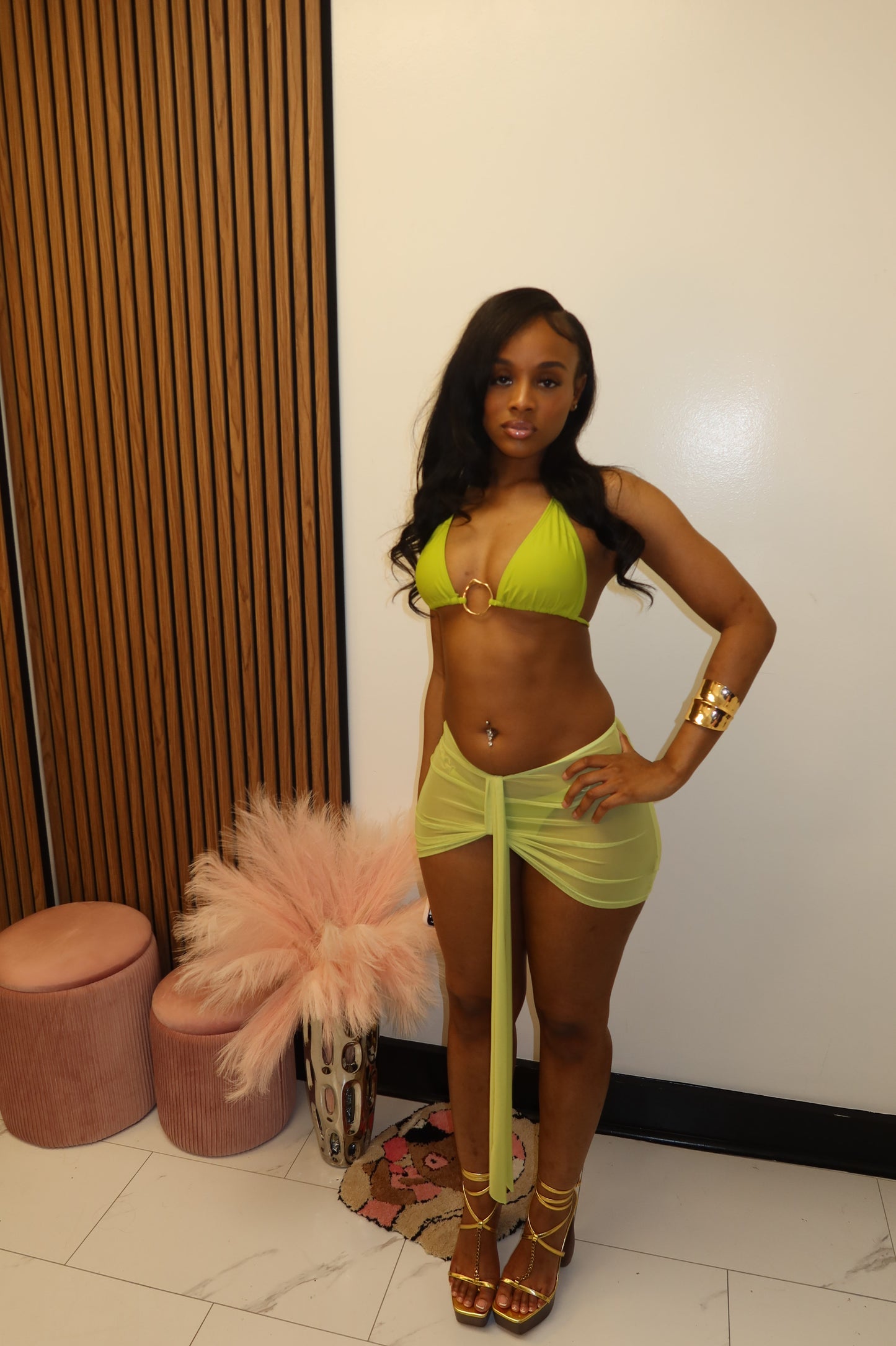 Beach Bae 3PC Bikini Set