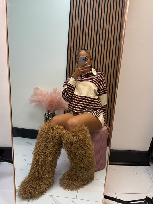 Teddy Fur Boots-RESTOCKED