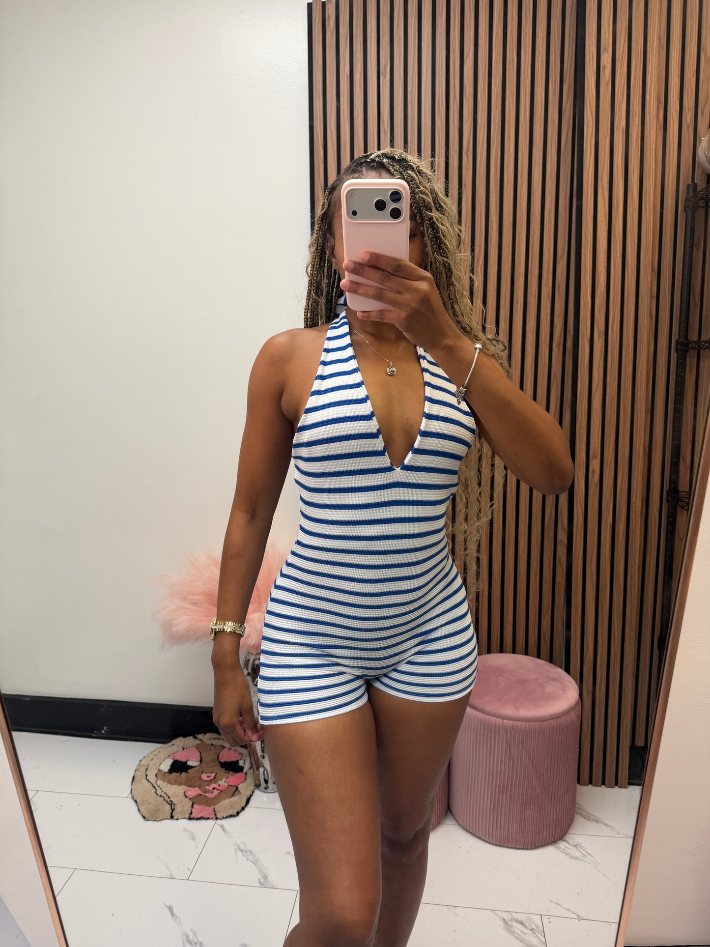 Coastline Romper(Blue)