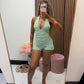 Coastline Romper(Green)