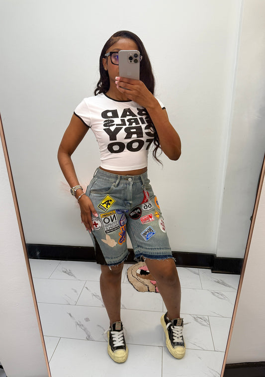 Retro Denim Shorts-RESTOCKED
