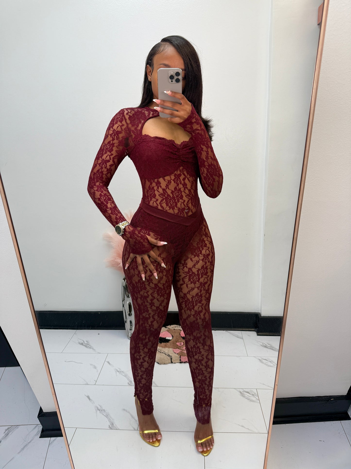 Allura Lace Jumpsuit