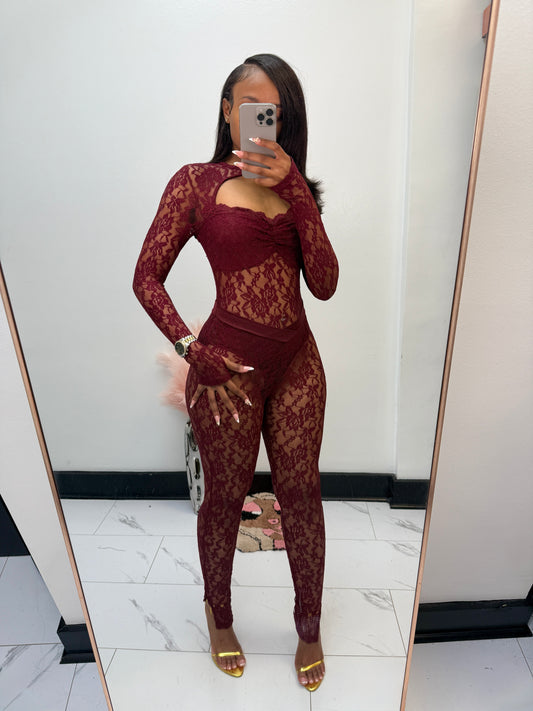 Allura Lace Jumpsuit