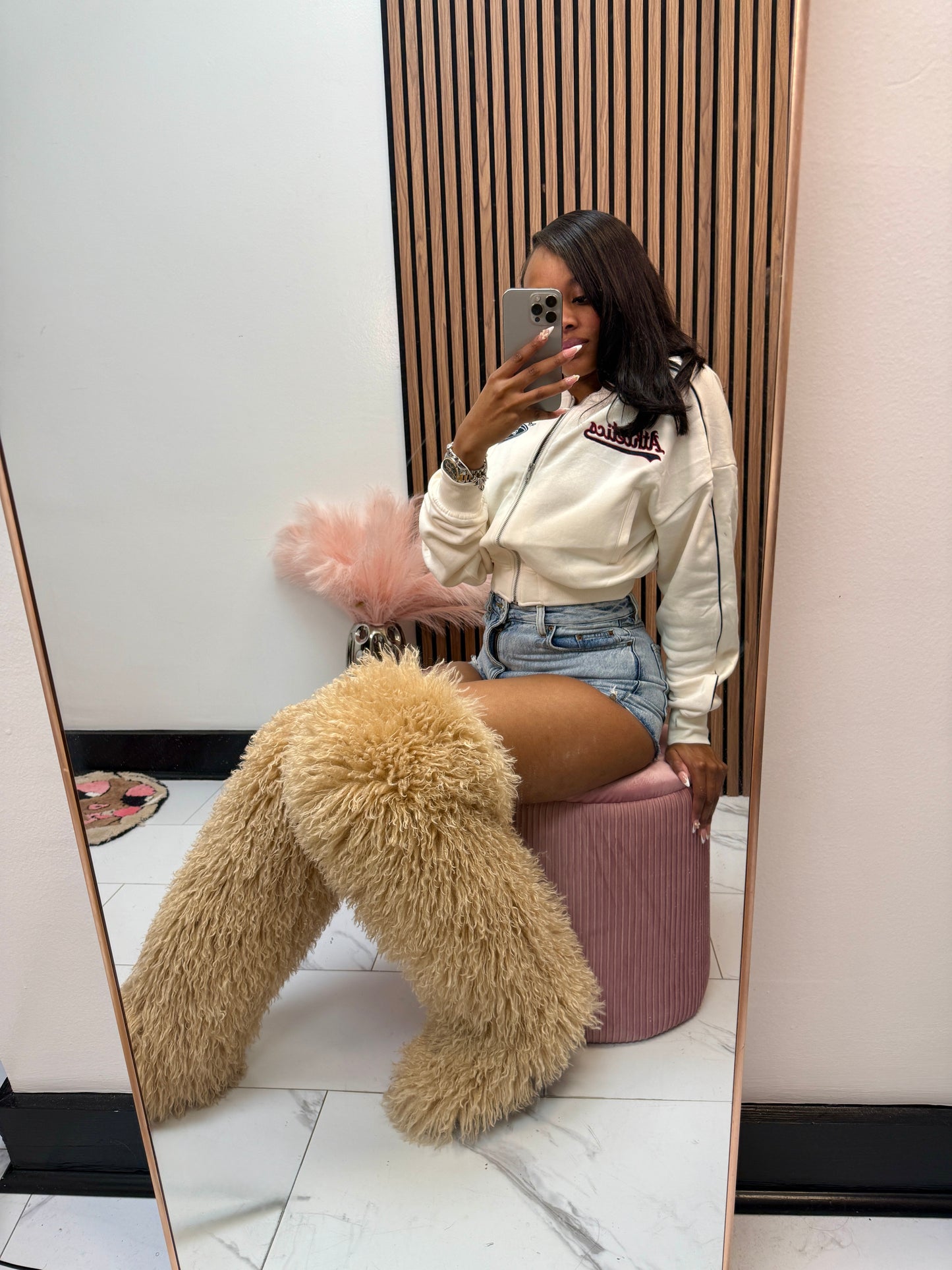 Teddy Boots 2.0 (Cream)