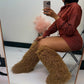 Teddy Fur Boots-RESTOCKED