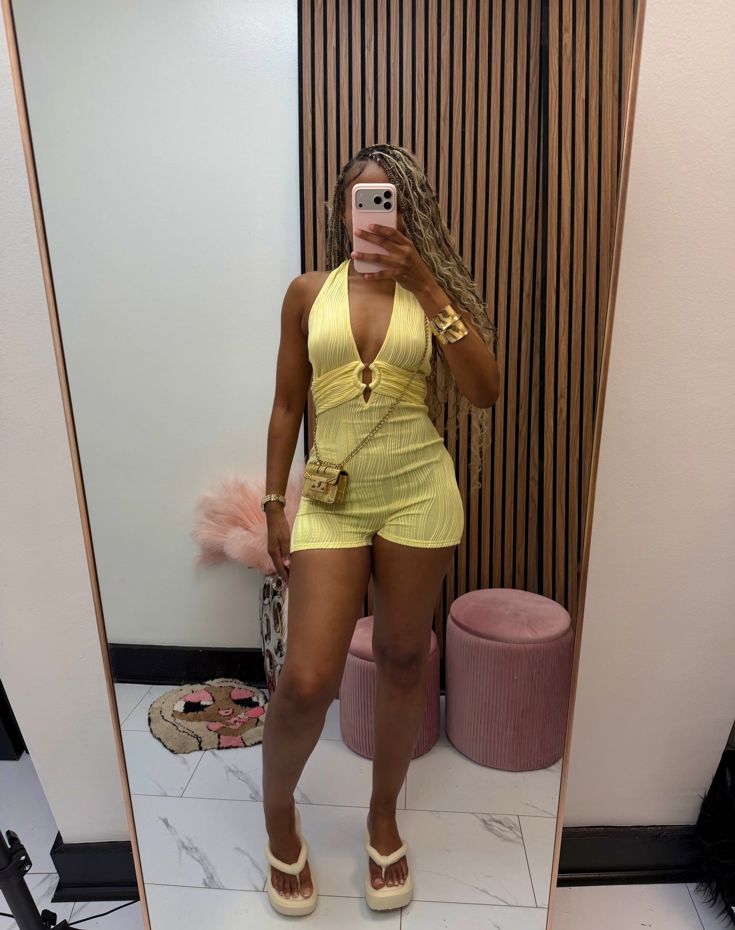 Daisy Halter Romper