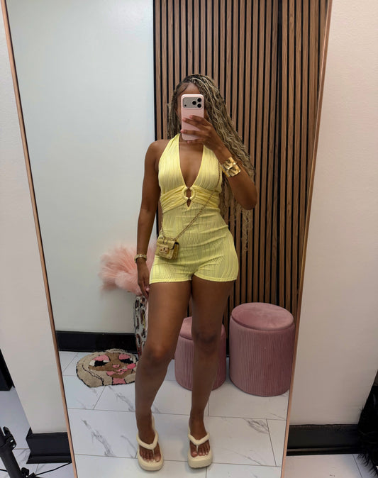 Daisy Halter Romper
