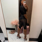 AfterDark Mesh Capri Jumpsuit