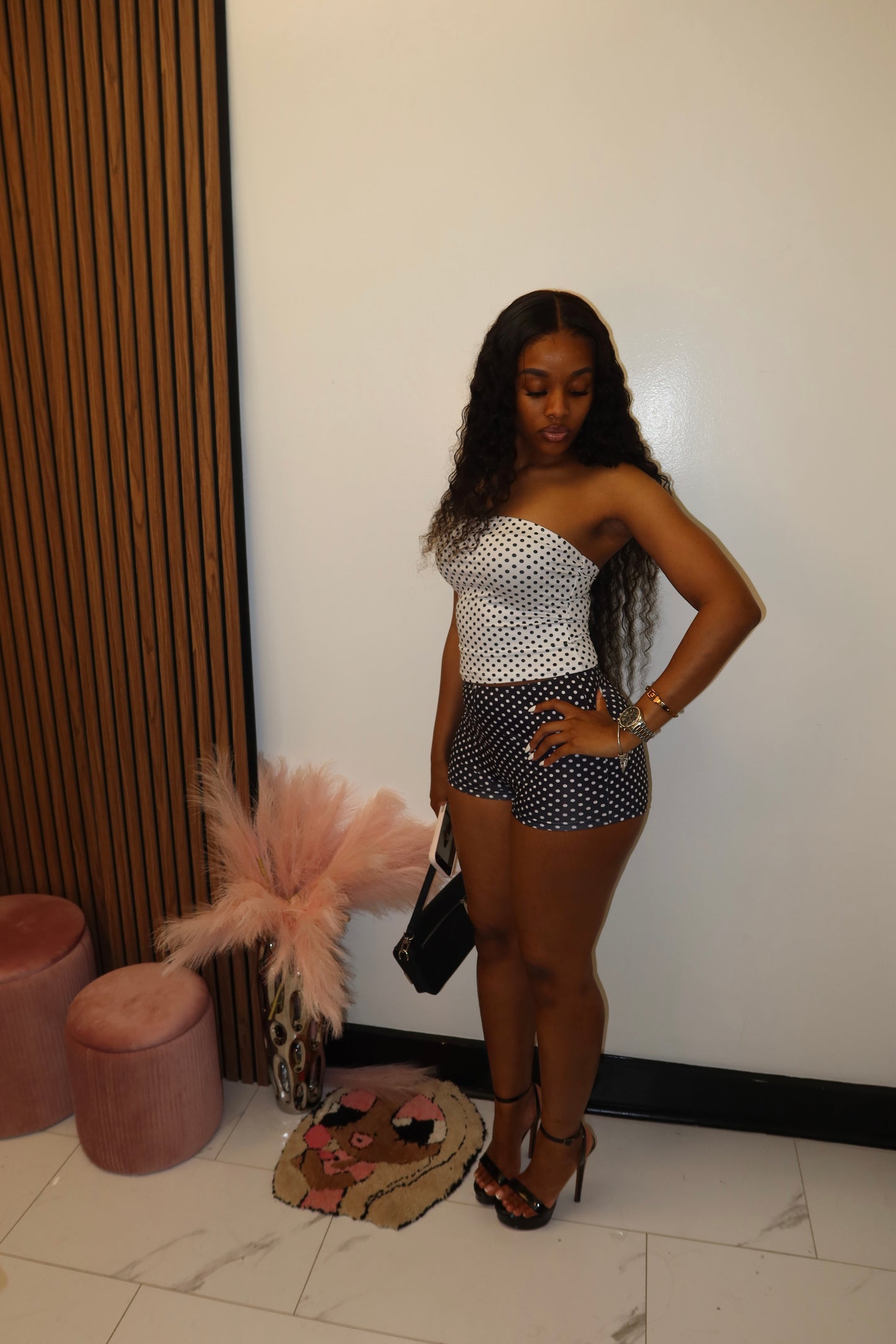 Polka Bae Short Set